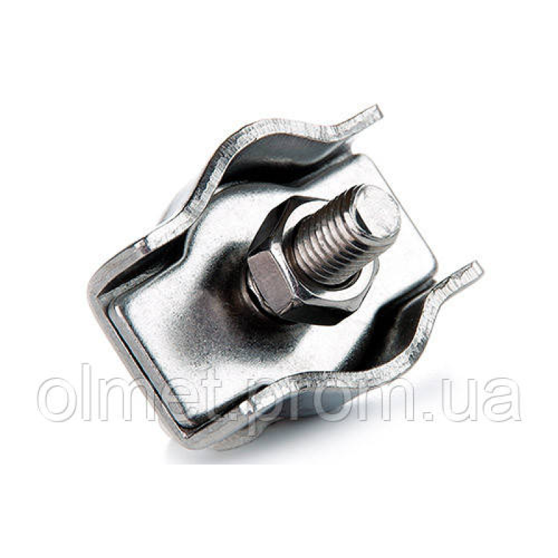 Затискач одинарний Simplex 8 мм неіржавкий А2 (пачка, раза 5 шт.) APRO Затискач одинарний Simplex 8 мм неіржавкий А2 (пачка, раза 5 шт.) APRO