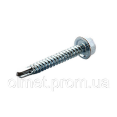 Саморіз із шестигранною головкою 5,5*75 DIN 7504K зі свердлом для металу (пач 25 шт.) APRO