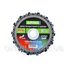 Диск ланцюговий для КШМ 125х22.2 14Т PRO APRO