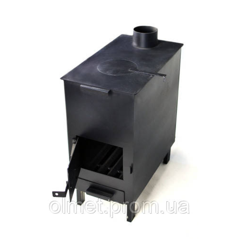 Пічка-буржуйка з варильною поверхнею 7 кВт, 620х290х530 мм СІЛА