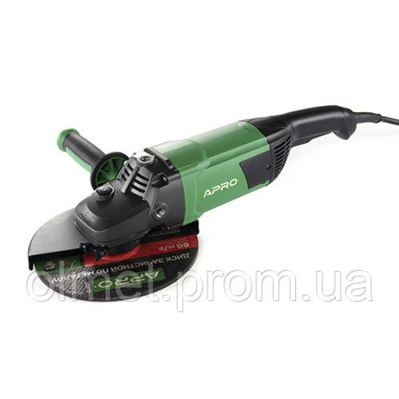 Машина шліфувальна кутова 230/3000 РМ (болгарка) APRO Машина шліфувальна кутова 230/3000 РМ (болгарка) APRO
