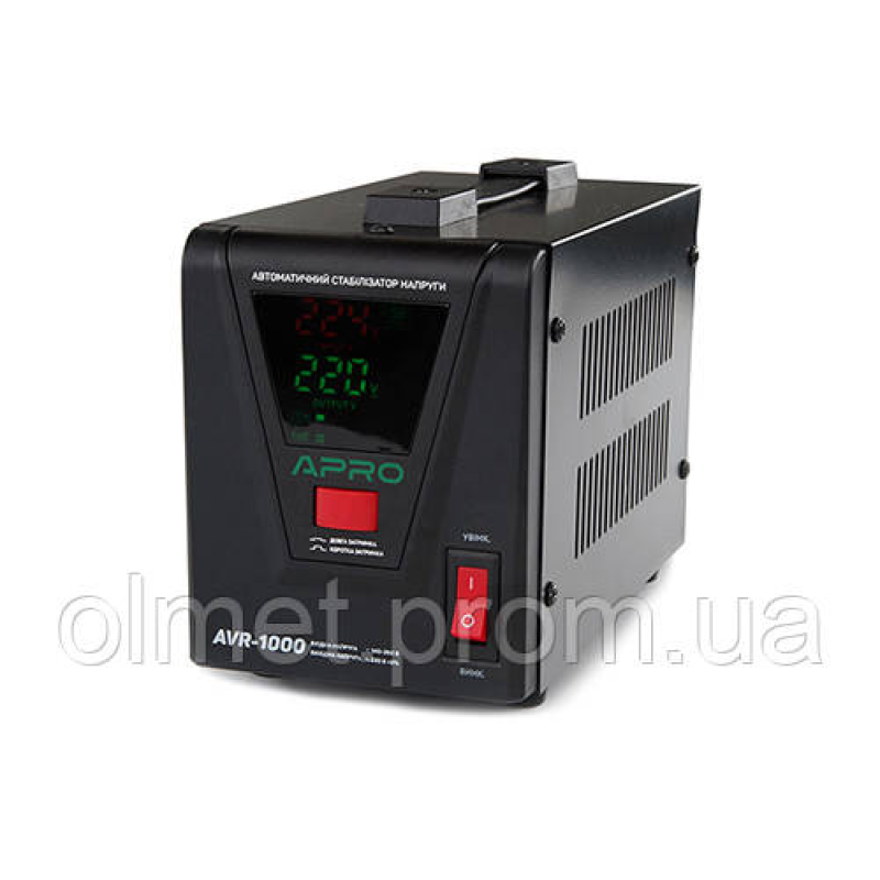 Стабілізатор напруги релейний AVR-1000, 800 Вт APRO