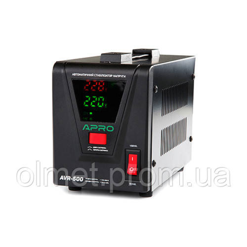 Стабілізатор напруги релейний AVR-500, 400 Вт APRO