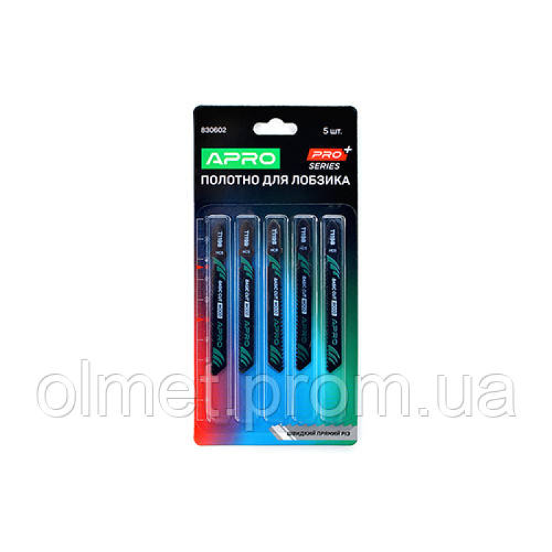 Полотно для лобзика (дерево) 76/50 мм 2 мм 12TPI швидкий прямий T119B APRO