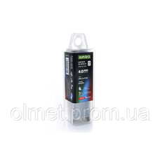 Свердло для металу кобальтове HSS-Co/M35 Ø 4.0 мм (тубус, красно 10 шт.) PRO APRO