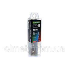 Свердло для металу кобальтове HSS-Co/M35 Ø 9.5 мм (тубус, раза 5 шт.) PRO APRO