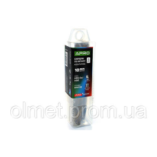 Свердло для металу кобальтове HSS-Co/M35 Ø 10.0 мм (тубус, раза 5 шт.) PRO APRO