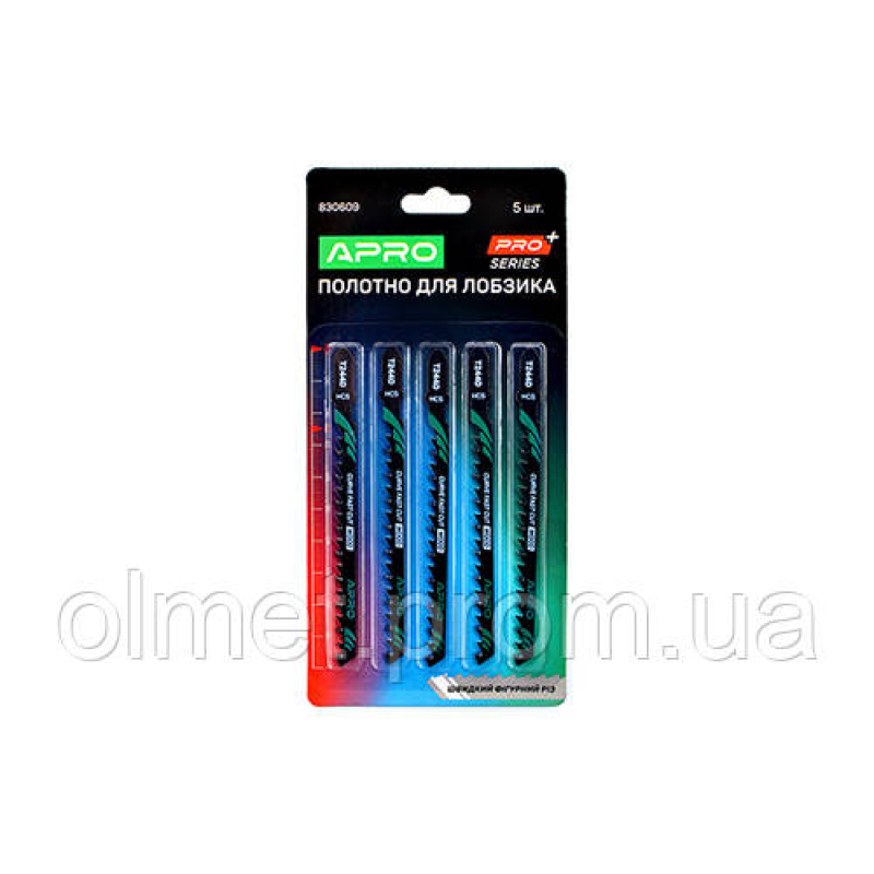 Полотно для лобзика (дерево) 100/75 мм 4 мм 6TPI швидкий фігурний T244D APRO