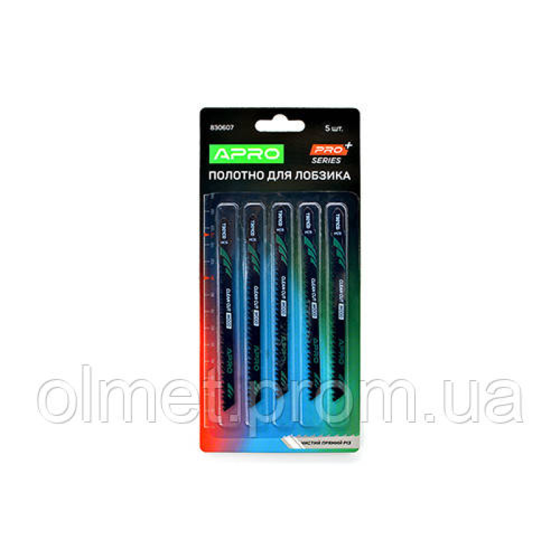 Полотно для лобзика (дерево) 116/90мм 3 мм 8TPI чисте пряме різання T301CD APRO