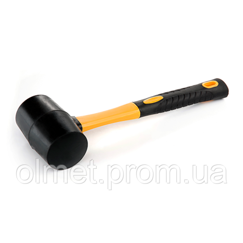 Киянка гумова з фібергласовою ручкою 900 г СИЛА Киянка гумова з фібергласовою ручкою 900 г СИЛА