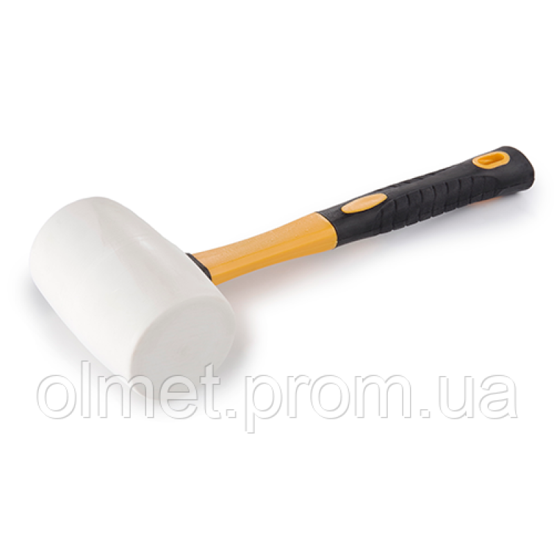 Киянка гумова з фібергласовою ручкою 450 г СИЛА Киянка гумова з фібергласовою ручкою 450 г СИЛА