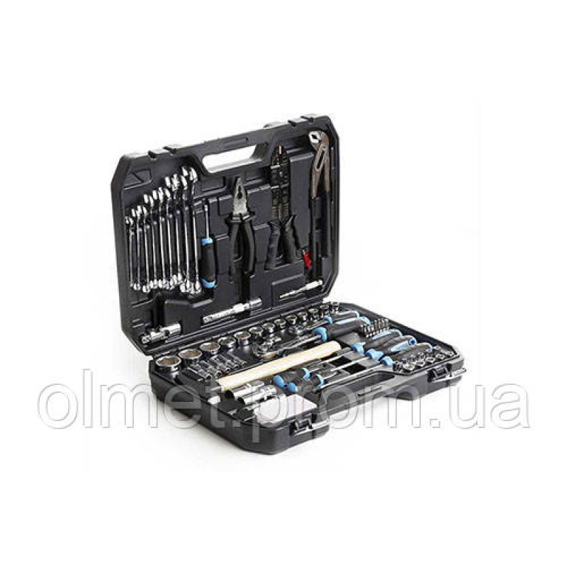 Набір насадок і інструментів CrV 1⁄4, 1⁄2 (90Т) (100 шт.) APRO