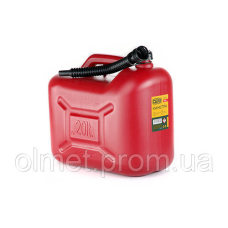 Каністра пластикова 20 л HDPE з лійкою СІЛА