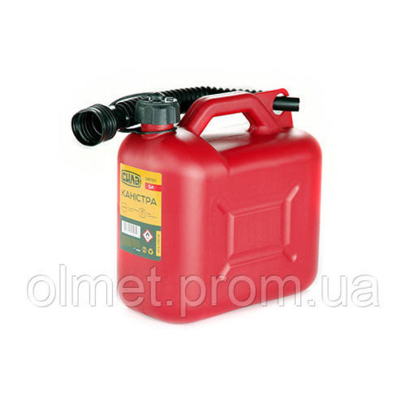 Каністра пластикова 5 л HDPE з лійкою СІЛА