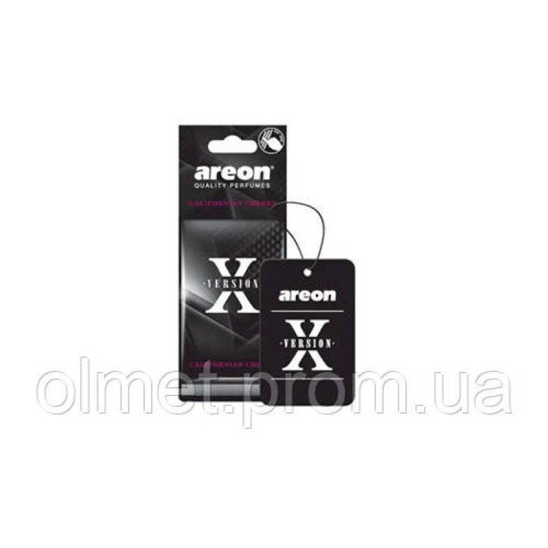 Ароматизатор Areon Х-Version Каліфорнійська вишня (картонна підвіска) Ароматизатор Areon Х-Version Каліфорнійська вишня (картонна підвіска)