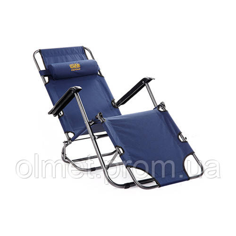 Шезлонг розкладний (профіль 25 мм) 179х60х88 см СІЛА Шезлонг розкладний (профіль 25 мм) 179х60х88 см СІЛА