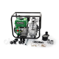 Мотопомпа WPH-30 6.5к.с. 30 м³/год 65м (високий тиск) бензинова 4-х тактн. APRO