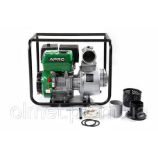 Мотопомпа WP-100 13к.с. 100 м³/год 25м бензинова 4-х тактн. APRO