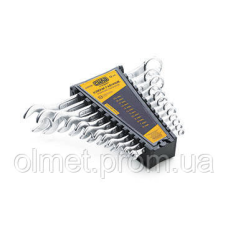 Набір ключів ріжково-накидних стандартів 6-22 мм (12 шт.) СИЛА