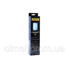 Клей стрижневий прозорий 11.0х300мм 1кг (34 шт) (коробок) UNIFIX