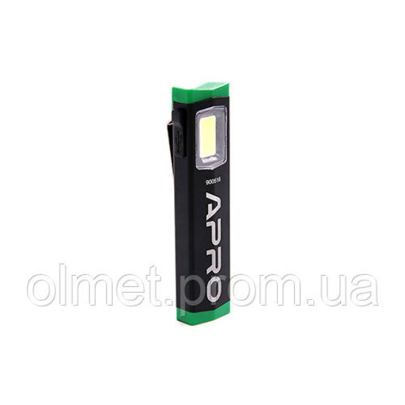 LED ліхтар інспекційний акумулятор Li-ion 3.7 V 600 мА·год 300 Лм APRO LED ліхтар інспекційний акумулятор Li-ion 3.7 V 600 мА·год 300 Лм APRO