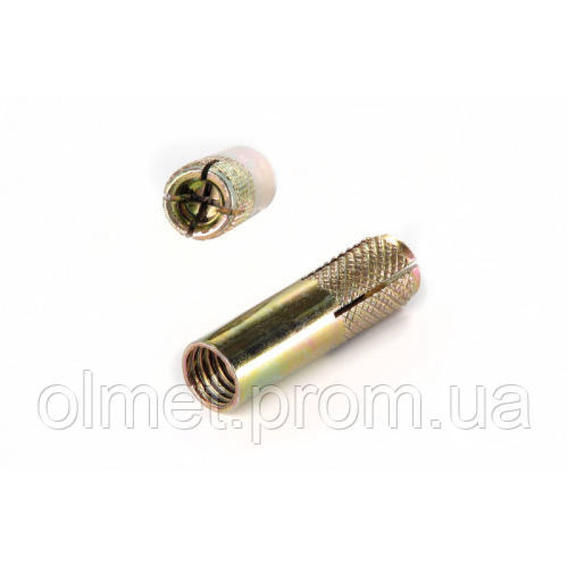 Дюбель забивний сталевий М16/20*65 цинк жовтий (ящ. 250 шт.) APRO Дюбель забивний сталевий М16/20*65 цинк жовтий (ящ. 250 шт.) APRO