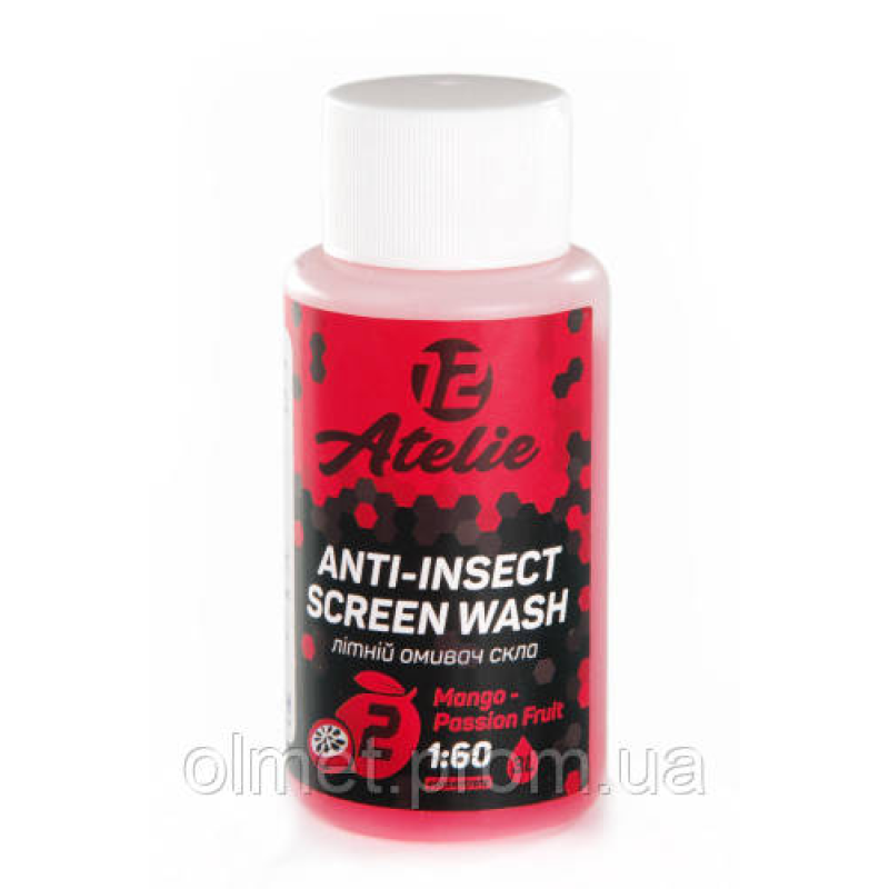 Омивач літній коцентрат з ароматом Манго-Маракуйя 50мл 12 Atelie Омивач літній коцентрат з ароматом Манго-Маракуйя 50мл 12 Atelie