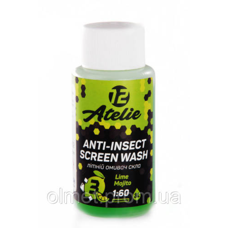 Омивач літній коцентрат з ароматом Лайм-Мохіто 50мл 12 Atelie Омивач літній коцентрат з ароматом Лайм-Мохіто 50мл 12 Atelie