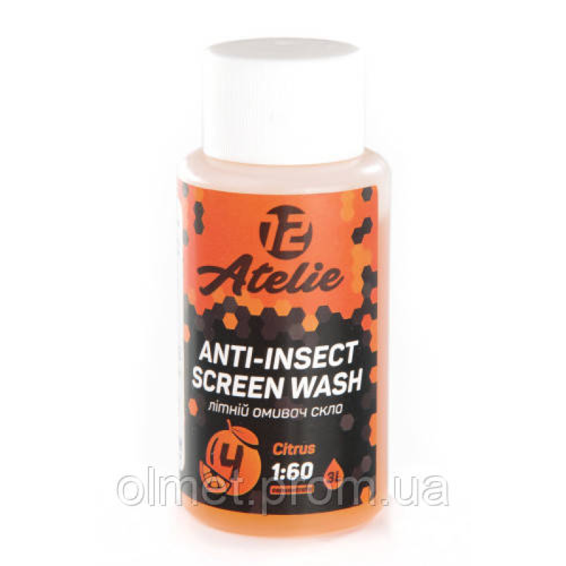 Омивач літній коцентрат з ароматом Цитрус 50мл 12 Atelie Омивач літній коцентрат з ароматом Цитрус 50мл 12 Atelie