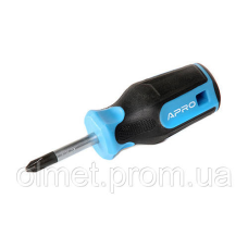 Викрутка хрестова прогумована ручка CrV PH2x38 (hillips) APRO