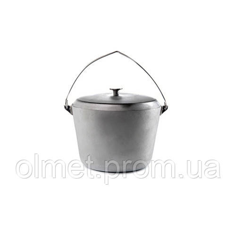 Котел алюмінієвий із кришкою і дужкою 300 мм 12 л СІЛА Котел алюмінієвий із кришкою і дужкою 300 мм 12 л СІЛА