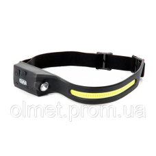 Ліхтар налобний універсальний із сенсором 350 Лм (Li-ion 1200 мА·год) СІЛА