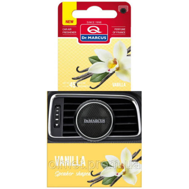 Ароматизатор Speaker Shaped 50 на дефлектор Ваніль (Vanilla) 10 г Dr.Marcus Ароматизатор Speaker Shaped 50 на дефлектор Ваніль (Vanilla) 10 г Dr.Marcus
