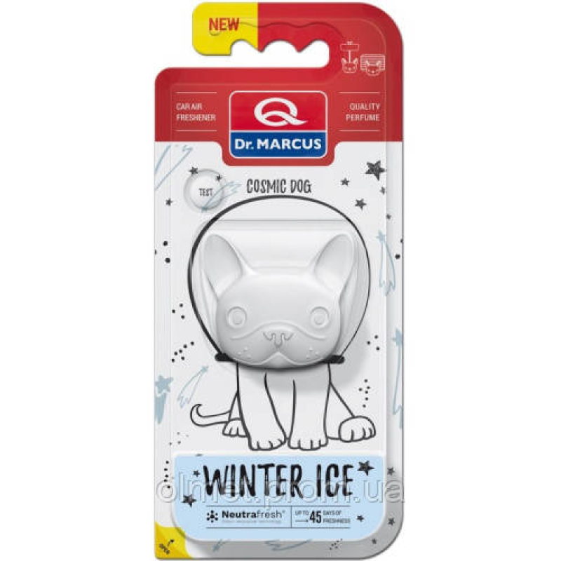 Ароматизатор Cosmic Dog на дефлектор Зимовий лід (Winter Ice) Dr.Marcus Ароматизатор Cosmic Dog на дефлектор Зимовий лід (Winter Ice) Dr.Marcus