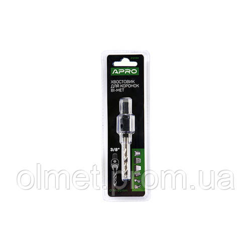 Хвостовик для коронок Bi-Met 3/8“ HEX Ø 14-30 мм APRO