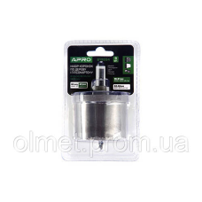 Набір коронок по дереву і гіпсокартону 9 предметів, глибина 43мм (26/32/36/45/50/56/63) APRO