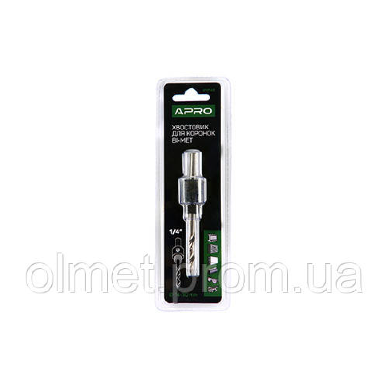 Хвостовик для коронок Bi-Met 1/4“ Ø 14-30 мм APRO