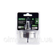 Набір коронок по дереву і гіпсокартону 9 предметів, глибина 20мм (26/32/36/45/50/56/63) APRO