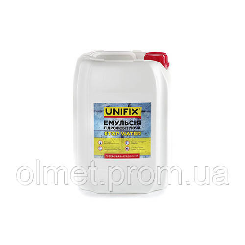 Емульсія гідрофобізувальна 10 кг UNIFIX Емульсія гідрофобізувальна 10 кг UNIFIX