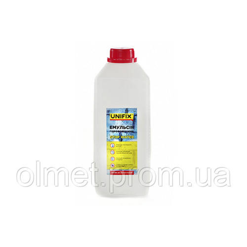 Емульсія гідрофобізувальна 2 кг UNIFIX Емульсія гідрофобізувальна 2 кг UNIFIX