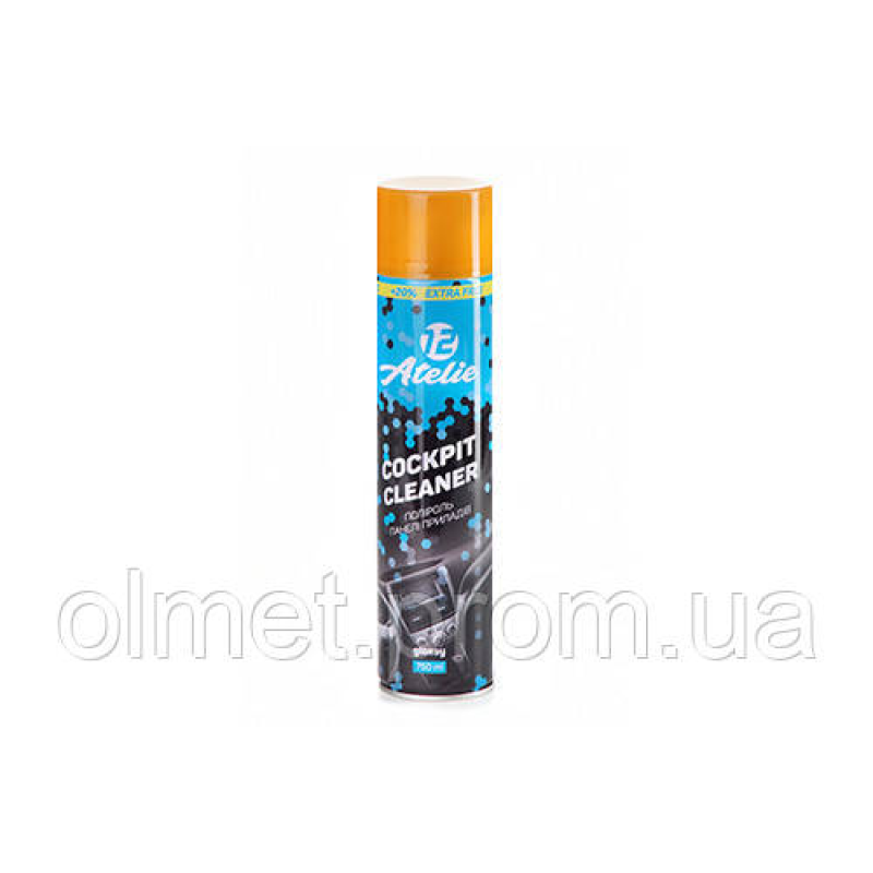 Поліроль приладової панелі глянсова Апельсин 750 мл 12 Atelie