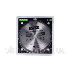 Диск пиляльний для дерева 230х22,2 (20)х80Т APRO