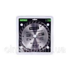 Диск пиляльний для дерева 180х22,2 (20)х30Т APRO