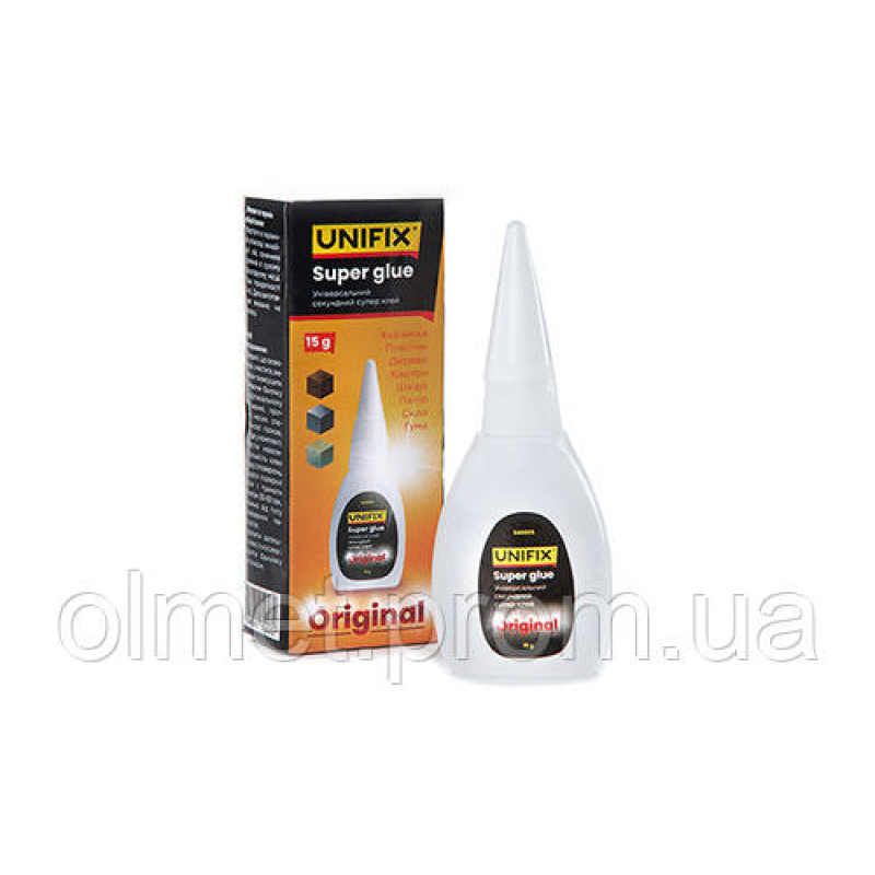 Суперклей 15 г UNIFIX