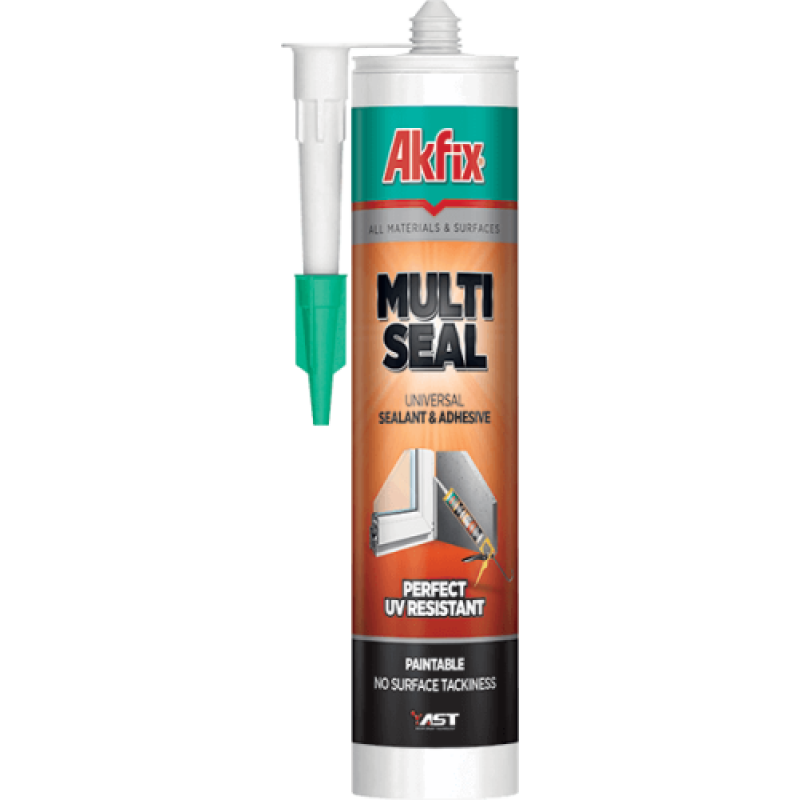 Клей-герметик AST полімер Multiseal білий 290 мл Akfix