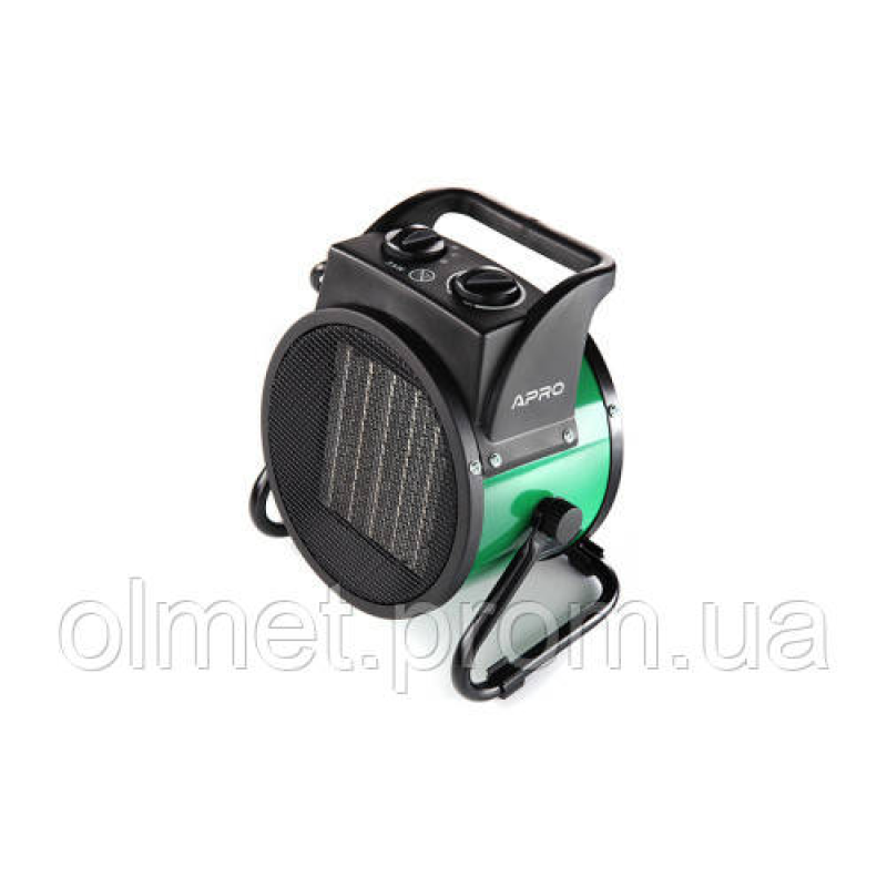 Тепловентилятор електричний із керамічним нагрівачем EFH-30 220 м3/год, 3.0 кВт APRO Тепловентилятор електричний із керамічним нагрівачем EFH-30 220 м3/год, 3.0 кВт APRO