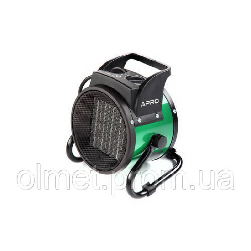 Тепловентилятор електричний із керамічним нагрівачем EFH-20 170 м3/год, 2.0 кВт APRO Тепловентилятор електричний із керамічним нагрівачем EFH-20 170 м3/год, 2.0 кВт APRO