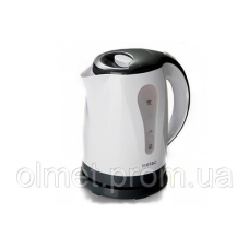 Електрочайник EK-02PWB 1.8 л, 1850-2200 Вт, корпус пластик, біло-чорний Metec