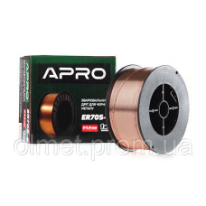 Зварювальний дріт ER70S-6 0,8 мм 1 кг п.б. APRO