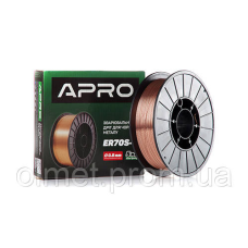 Зварювальний дріт ER70S-6 0,8 мм 5 кг п.б. APRO